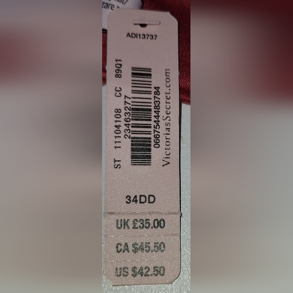 Victoria's Secret Body by Victoria Unlined Demi Bra NWT - Picture 6 of 7